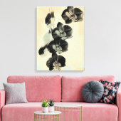 Toile Panneaux bleus orchidées III (Insitu(Salon))