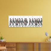 Toile Panoply- Des piquets grecs anciens en mouvement (Insitu(Salon))