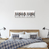 Toile Panoply- Des piquets grecs anciens en mouvement (Insitu(Chambre))