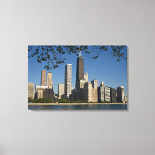 Toile panorama de Chicago et lac Michigan, Lake Shore