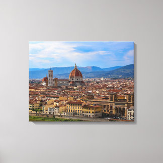 Toile Panorama de Florence en Toscane - Italie