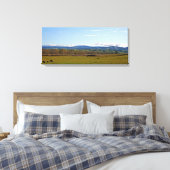 Toile Panorama de la vallée de San Joaquin (Insitu(Chambre))