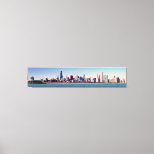 Toile Panorama de l'horizon de Chicago