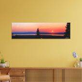 Toile Panorama du coucher de soleil sur Eagle River, Ala (Insitu(Salon))