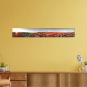 Toile Panorama sur le coucher du soleil du mont Whitney  (Insitu(Salon))