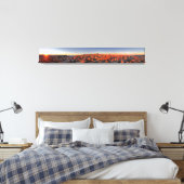 Toile Panorama sur le coucher du soleil du mont Whitney  (Insitu(Chambre))