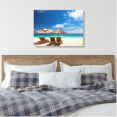 Toile Panorama tropical sur la plage (Insitu(Chambre))