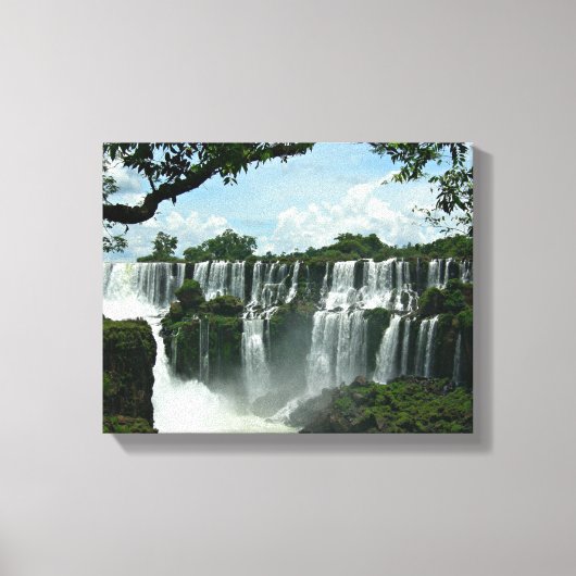 Toile Panoramique Des Chutes D'Iguazu (Recto)