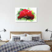 Toile Pansement rouge vif (Insitu(Chambre))