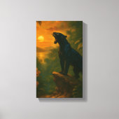 Toile Panther at Dusk — Collector’s Canvas | Orrin (Recto)