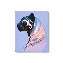 Panther Kopf abstrait dans l'harmonie de Pastellai