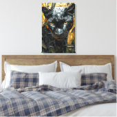 Toile Panthère majestueuse dans l'art dynamique en impas (Insitu(Chambre))
