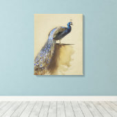 Toile Paon | Archibald Thorburn (Insitu (Plancher de Bois))