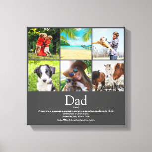 Toile Papa Daddy Father Définition 6 Photo Gris