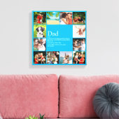 Toile Papa Daddy Father Papa Définition 12 Photo Bleu Ci (Insitu(Salon))