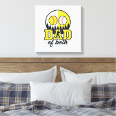 Toile Papa de baseball et softball des deux conception v (Insitu(Chambre))