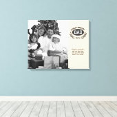 Toile Papa le plus grand du monde (Insitu (Plancher de Bois))