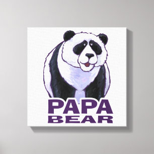 Toile Papa Panda Bear