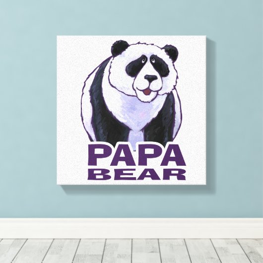 Toile Papa Panda Bear (Insitu (Plancher de Bois))