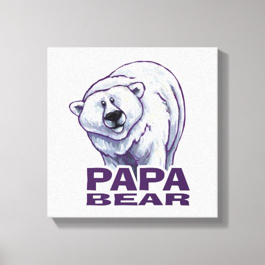 Toile Papa Polar Bear (Recto)