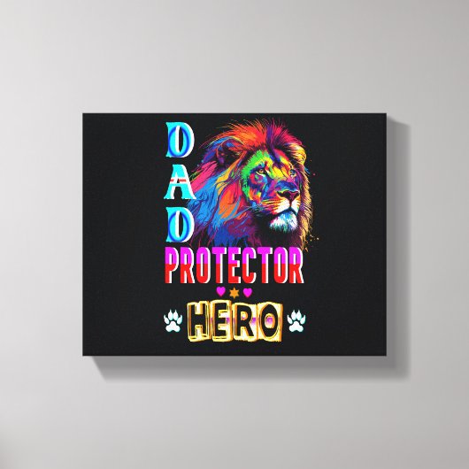 Toile Papa Protector Hero (Recto)