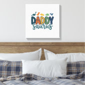 Toile Papa Saurus Mignon Dinosaure Papa Conception de Ve (Insitu(Chambre))