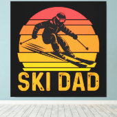 Toile papa ski (Insitu (Plancher de Bois))