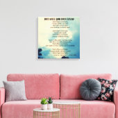 Toile PAPA VOUDREZ-VOUS JAMAIS CONNAÎTRE LE poème (Insitu(Salon))