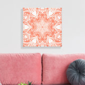 Toile Papaya Mandala (Insitu(Salon))