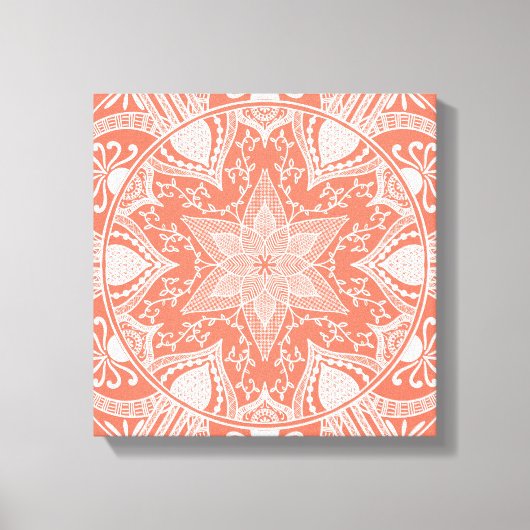 Toile Papaya Mandala (Recto)