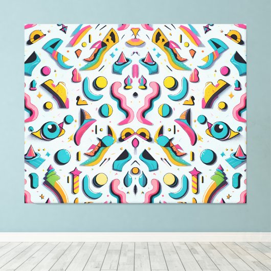 Toile Paperwhite Party Popper - Ken Gage Art (Insitu (Plancher de Bois))