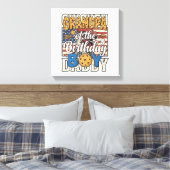 Toile Papi du gâteau d'anniversaire garçon cookie lait c (Insitu(Chambre))