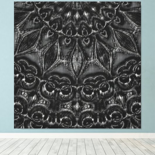 Toile Papier à dessin Mandala (Insitu (Plancher de Bois))