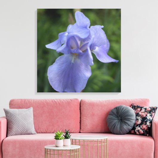 Toile Papier à Fleur Iris Violet (Insitu(Salon))
