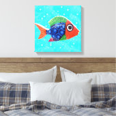 Toile Papier à poisson tropical (Insitu(Chambre))