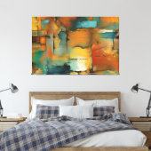 Toile Papier à retouche d'automne abstrait (Insitu(Chambre))