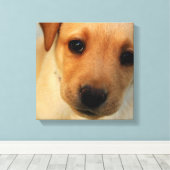 Toile Papier de marionnettes Labrador Retriever (Insitu (Plancher de Bois))