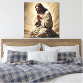 Toile Papier de prière Jésus (Insitu(Chambre))
