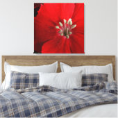 Toile Papier Dianthus Rouge (Insitu(Chambre))