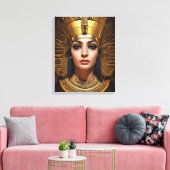 Toile Papier égyptien Pharaon (Insitu(Salon))