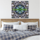Toile Papier en Mandala Folk (Insitu(Chambre))