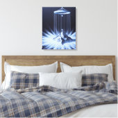 Toile Papier étiré noir et blanc Pendule (Insitu(Chambre))