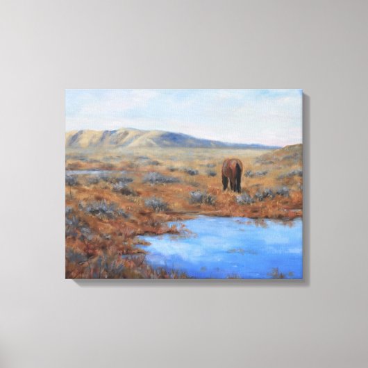 Toile Papier extensible Lonely Pasture (Recto)