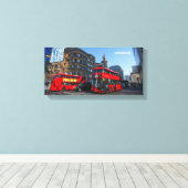 Toile Papier extensible Red London Bus (Insitu (Plancher de Bois))