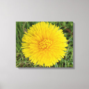 Toile Papier Fleur Jaune