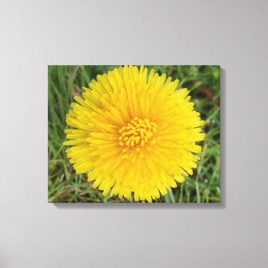 Toile Papier Fleur Jaune (Recto)
