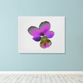 Toile Papier Pansy Wild Dark Purple (Insitu (Plancher de Bois))