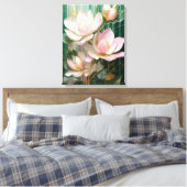 Toile Papier peint en fleurs japonais Magnolia Art (Insitu(Chambre))