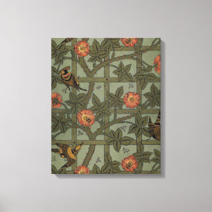 Toile Papier peint en treillis de William Morris