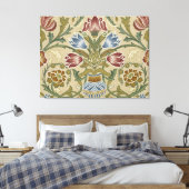 Toile Papier Peint Fleur Motif Brocart de William Morris (Insitu(Chambre))